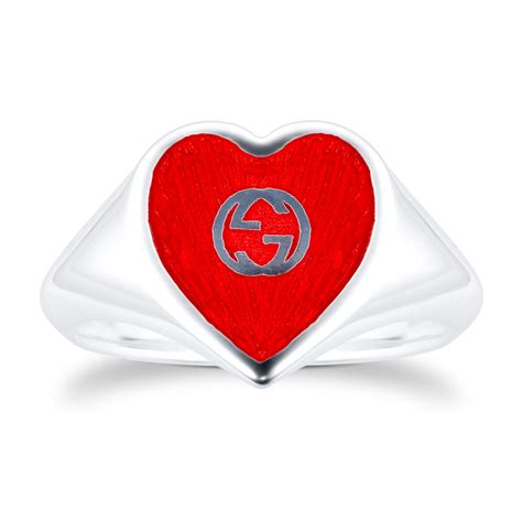 cross and heart ring gucci|gucci heart ring review.